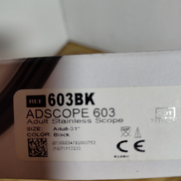 ADC Adscope 603 Clinician Stethoscope New In Box MA Dr Vet Student - Picture 4 of 8